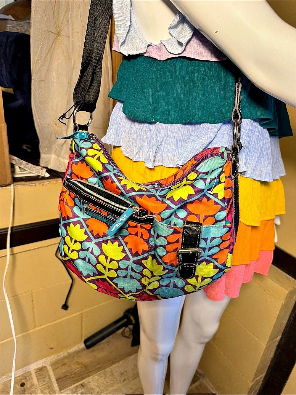 Vera Bradley Floral Multicolor Crossbody Bag